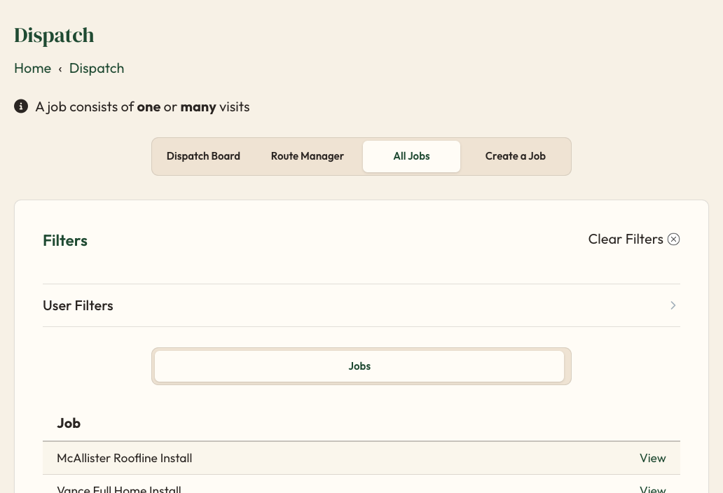 Merry Manage find any job fast screen