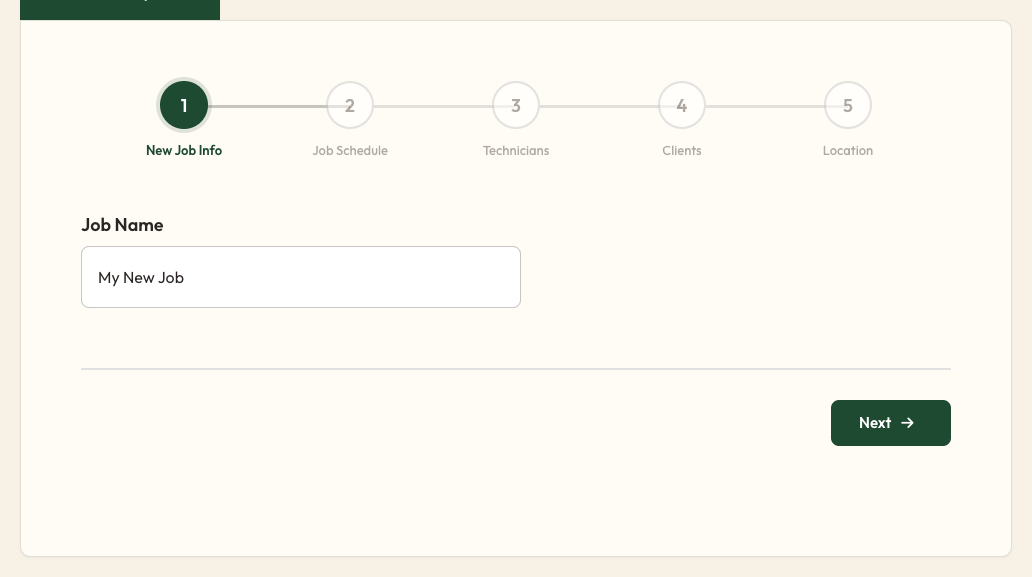 Merry Manage install & takedown scheduling screen